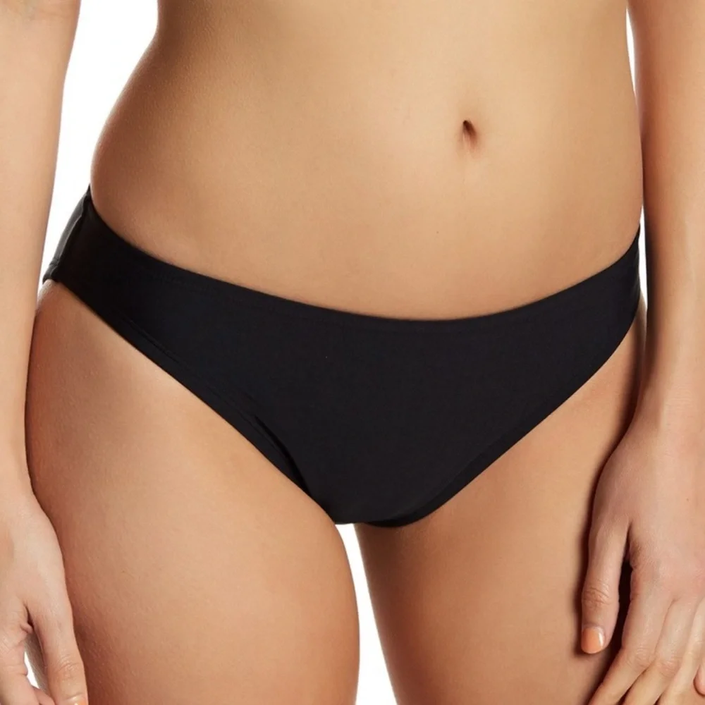 Adidas Women’s Black Hipster Bikini Bottom Size L NWT